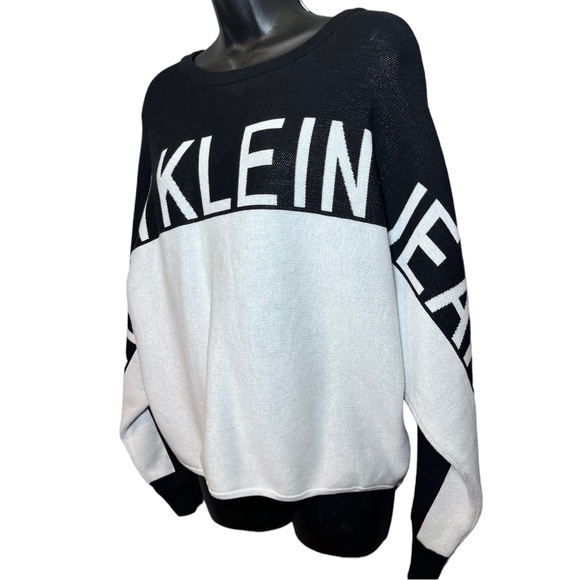 CALVIN KLEIN Logo Print Sweater - Picture 2 of 3